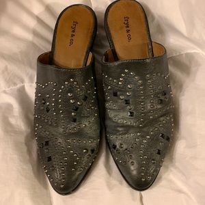 Frye slide-on booties